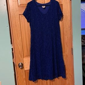 Collections Ect. Dress. Royal Blue. Medium.